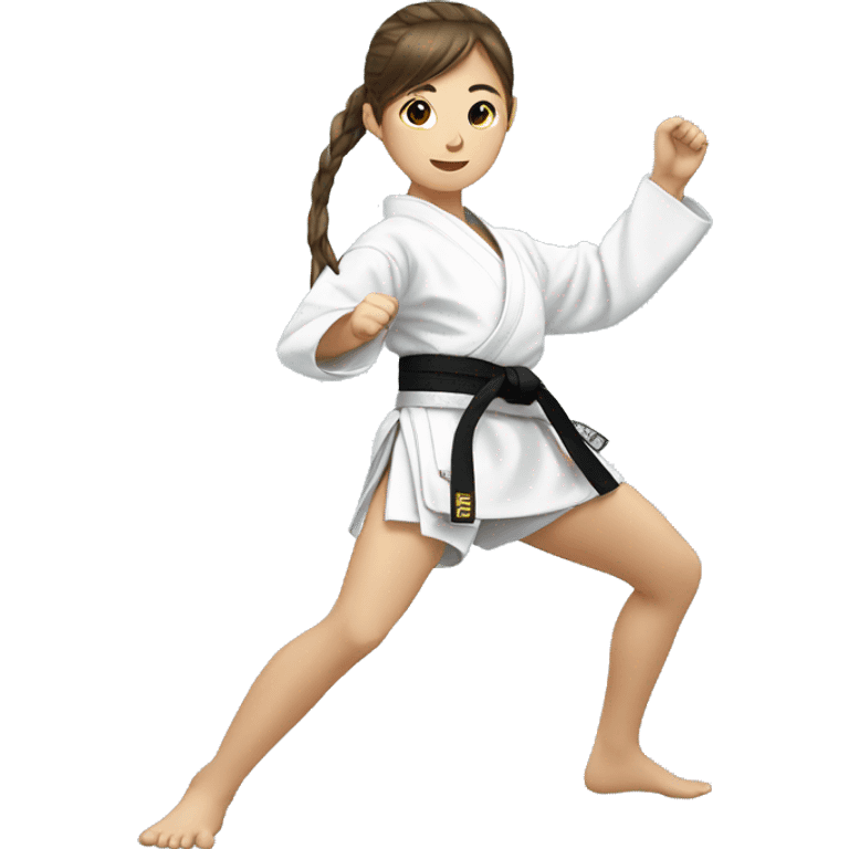 niña taekwondo emoji