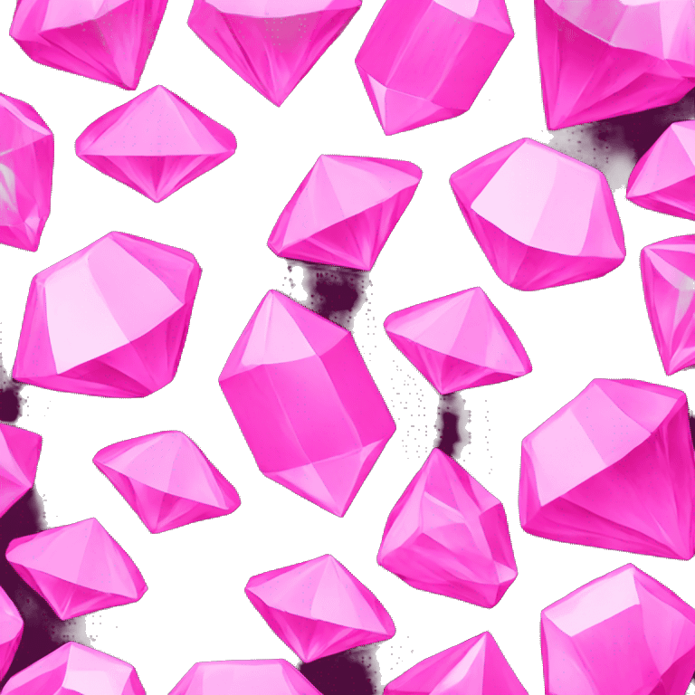 Pink Diamonds emoji