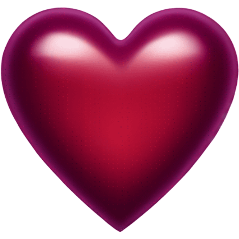 burgundy bright heart shining emoji