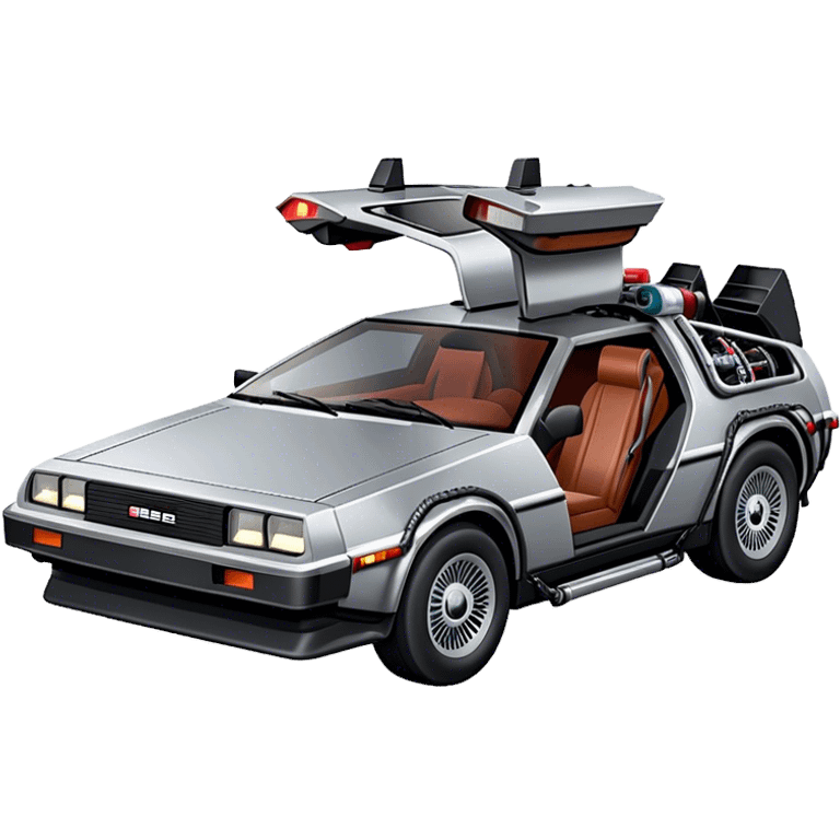 delorean back to future emoji