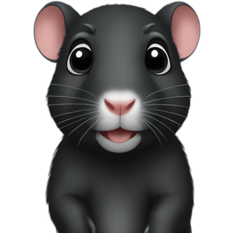 Black Gerbil emoji