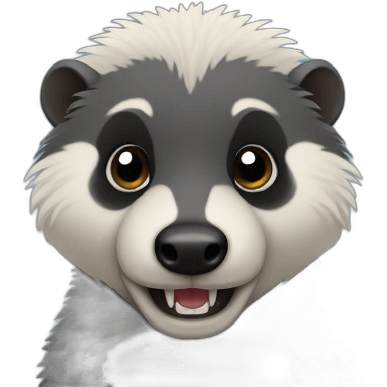 cute honeybadger emoji