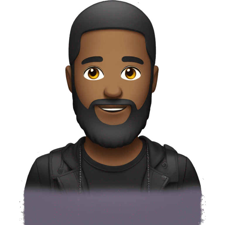 DJ with a beard emoji