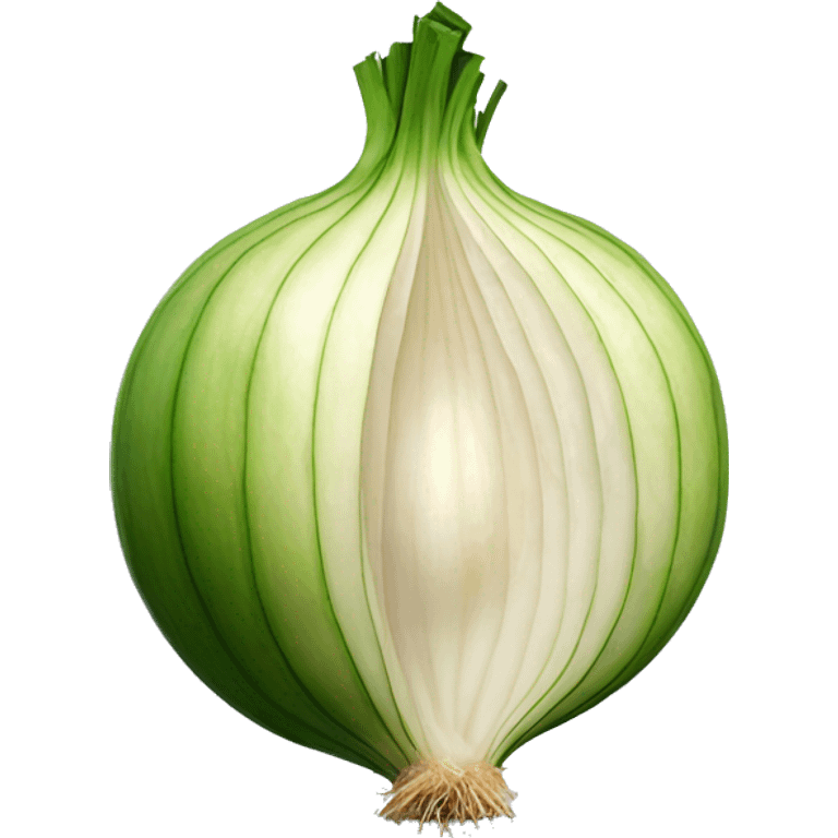 Quarter of an onion emoji