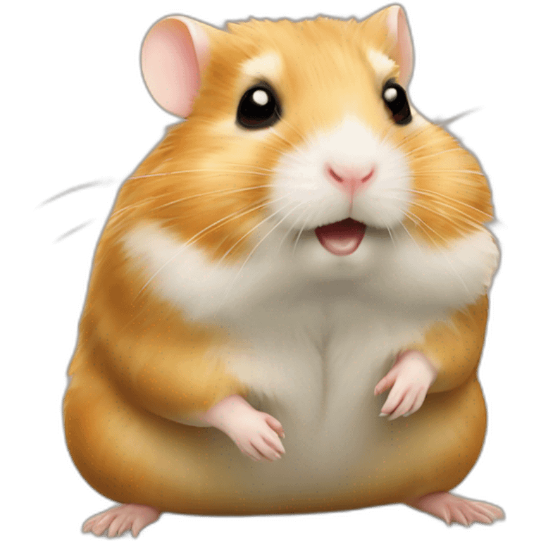 Hamster sur tortue emoji