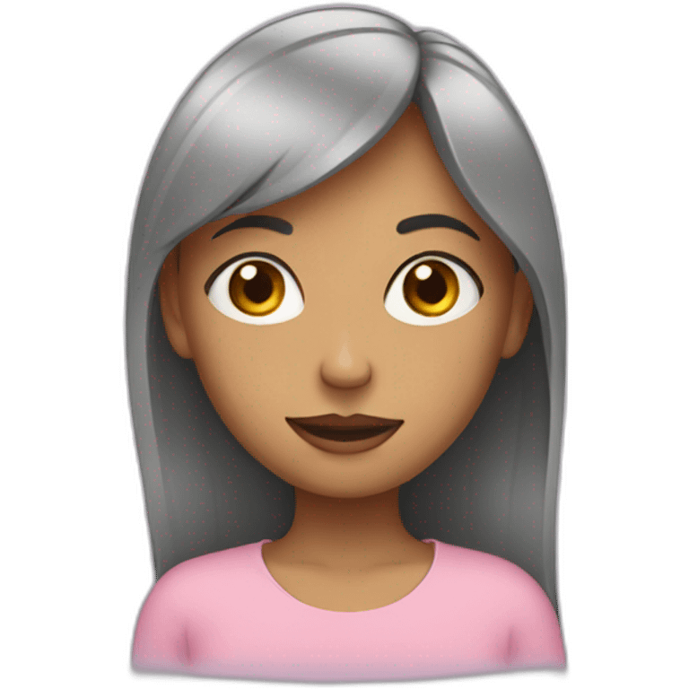 girl with cencored words emoji