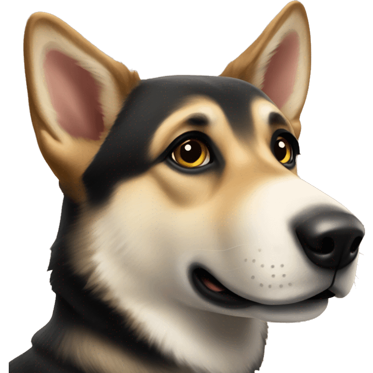 German Shepherd - Husky mix emoji