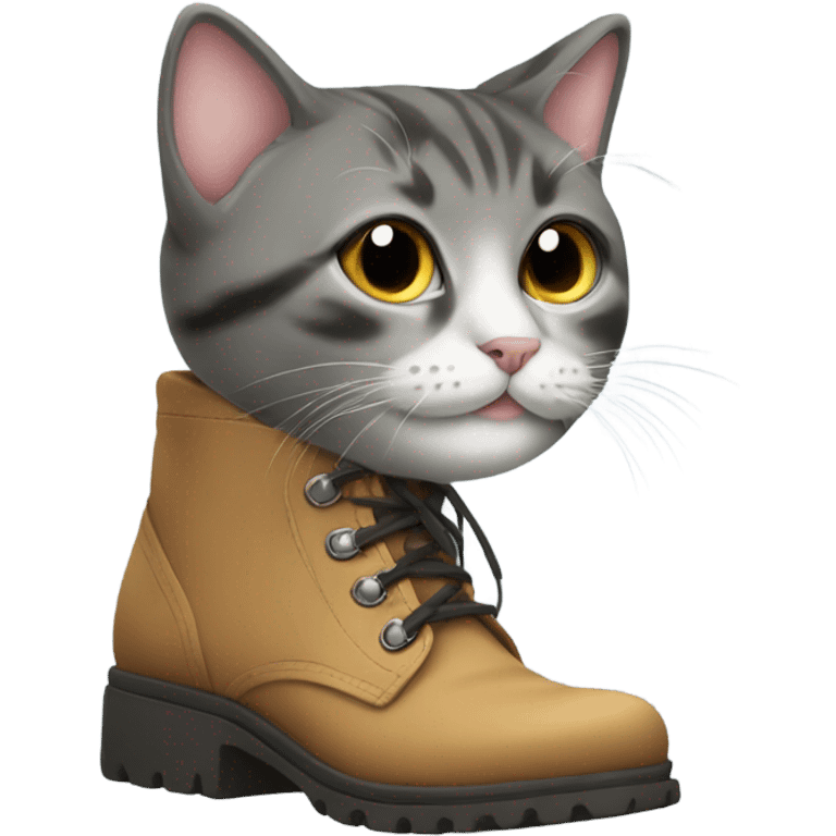 Cat in boots emoji