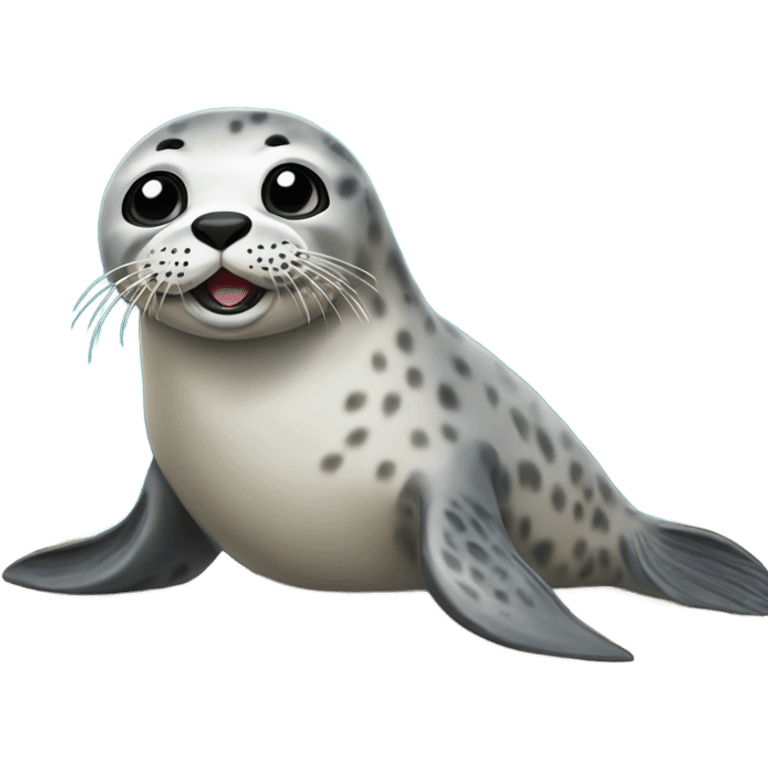 Harbor seal emoji