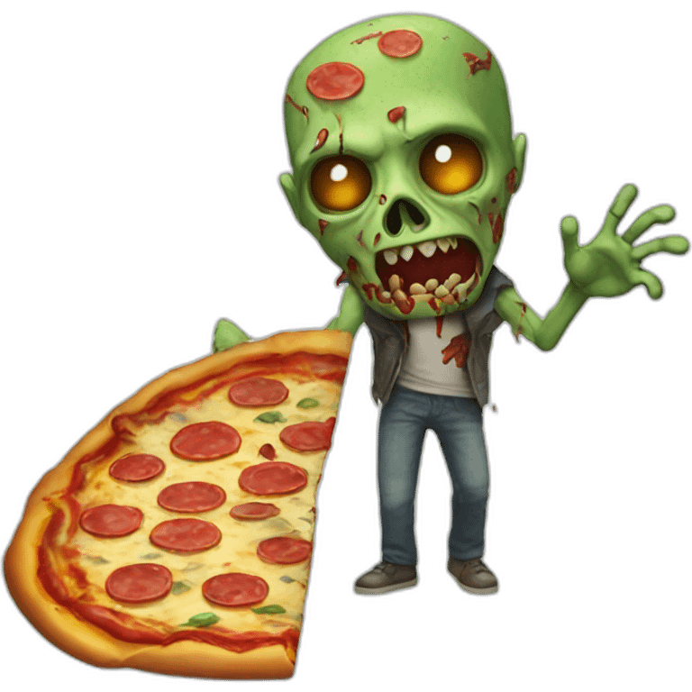 pizza zombie emoji