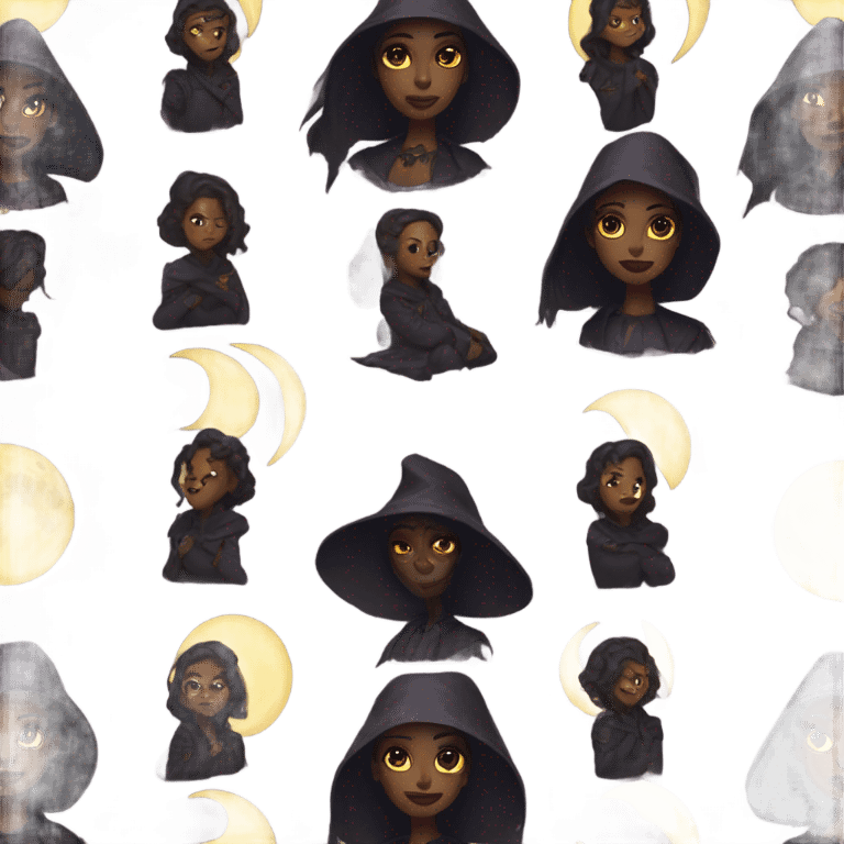 Moon coven emoji