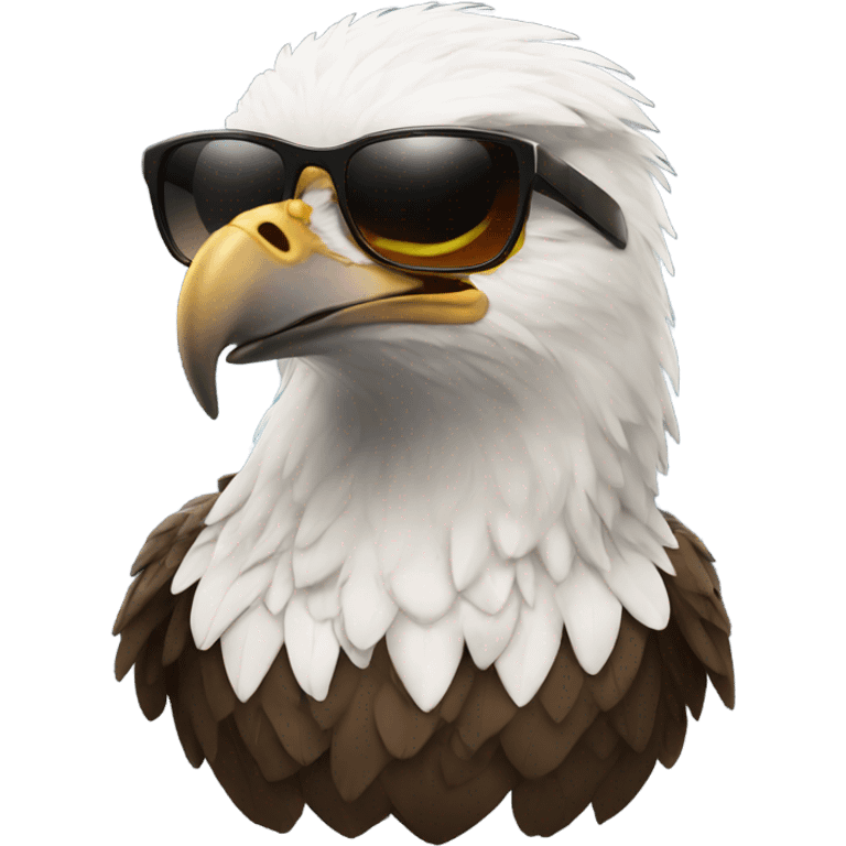 Eagle with sunglasses  emoji