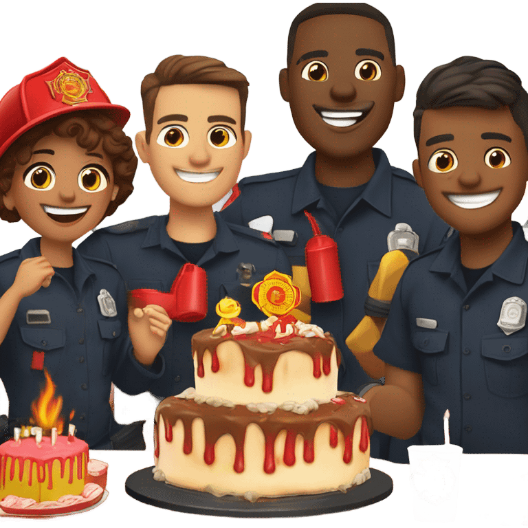 Fire station party emoji