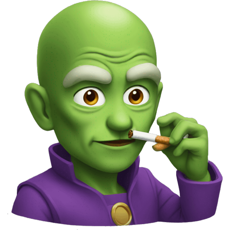 Piccolo smoking emoji