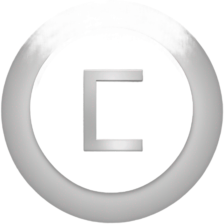 circle icon letter E  emoji