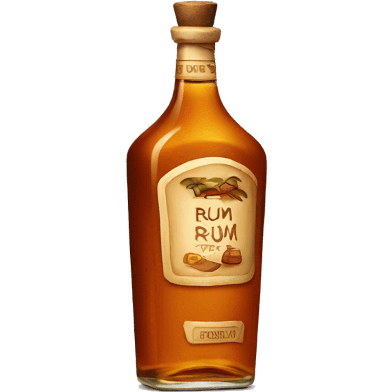 Rum bottle emoji