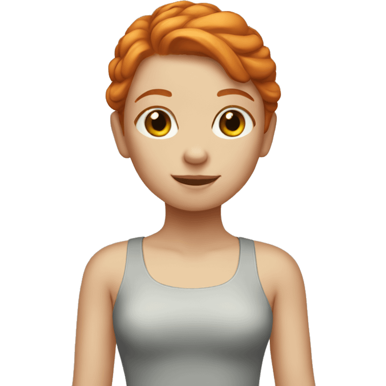 ginger girl  emoji