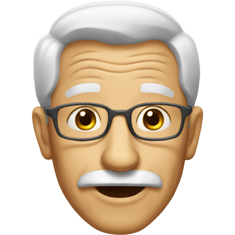 silly old man emoji