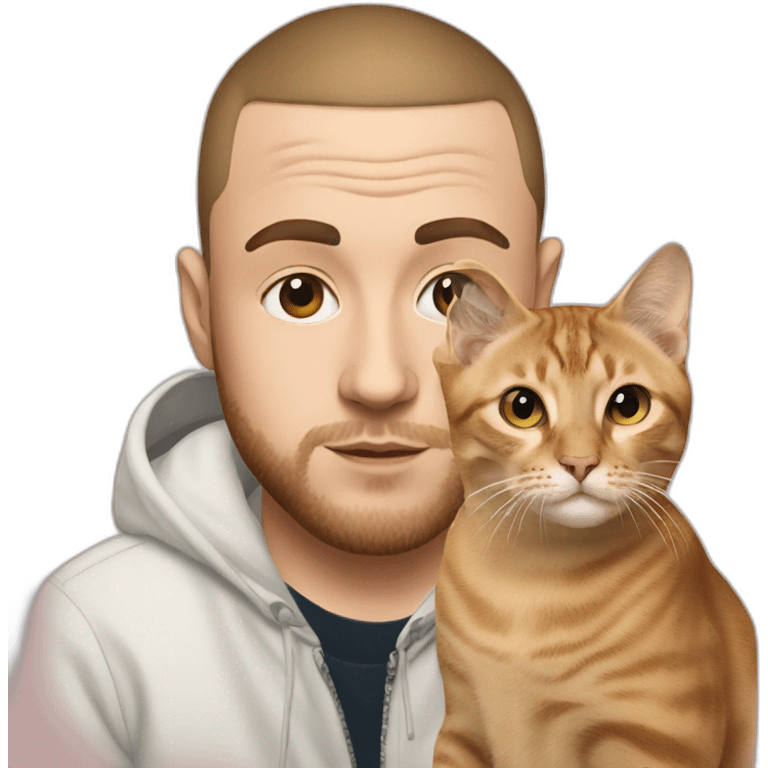 Mac Miller With a cat emoji