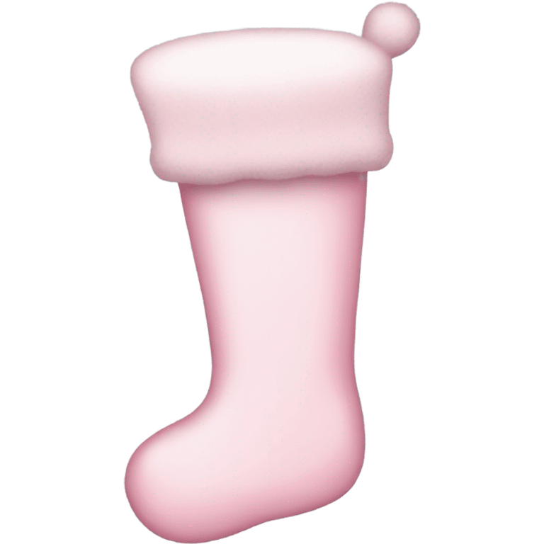 pastel pink stocking emoji