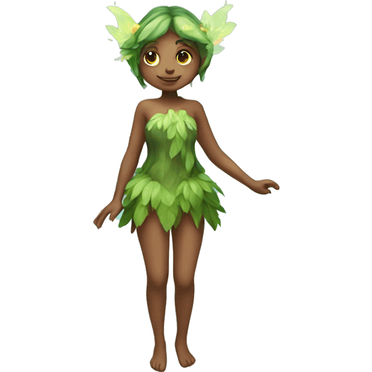 forest fairy with translucent wings  emoji