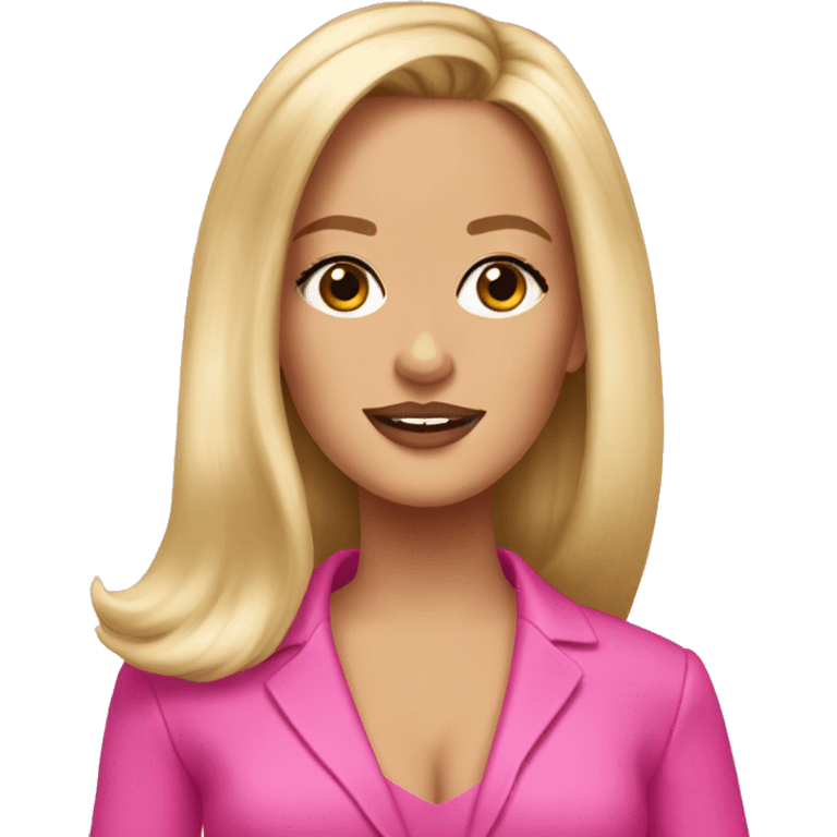 Brunette Elle woods  emoji