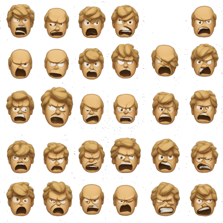 Angry people emoji