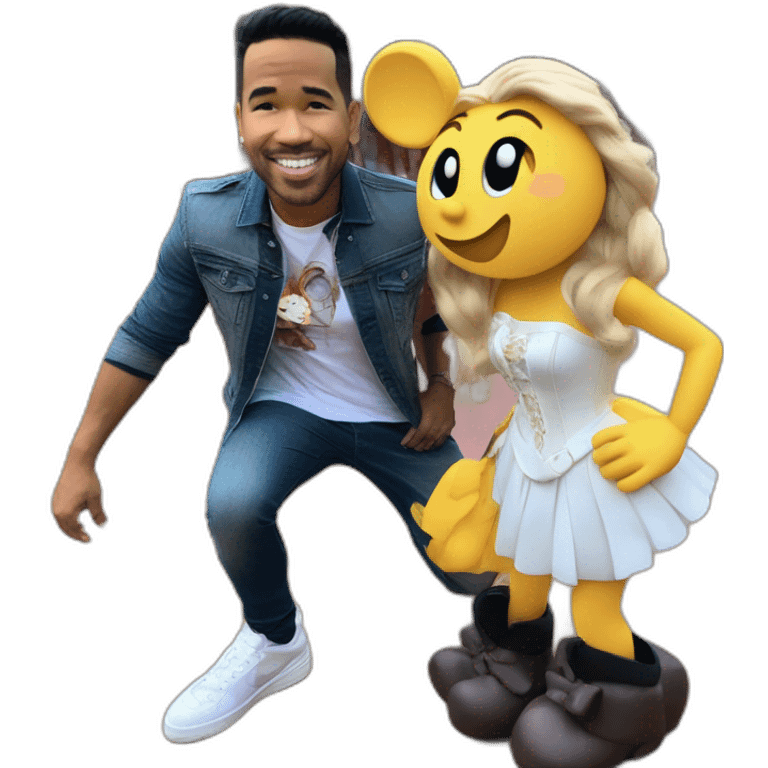 Romeo santos at disneyland paris emoji