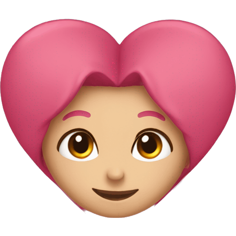 Rosa heart emoji