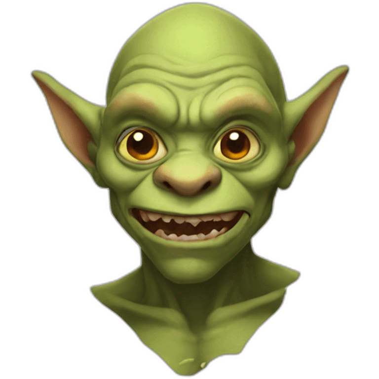 ugly goblin emoji