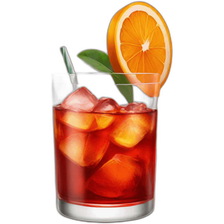 negroni cocktail emoji