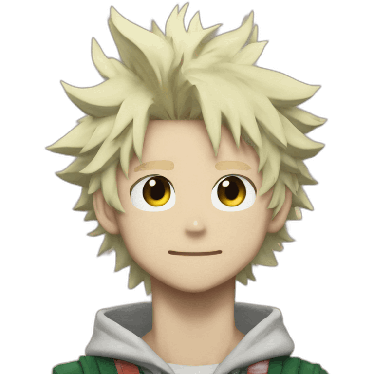 Bakugo my hero academia neutral emoji