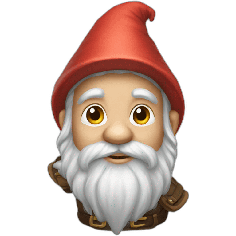 Gnome by carriage emoji