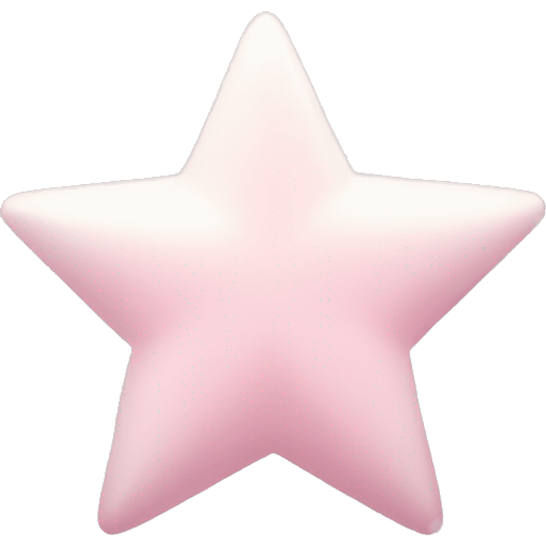 pale pink star sparkle emoji