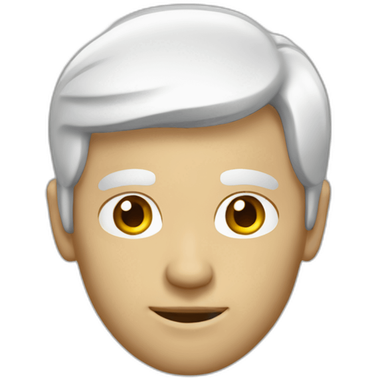 white buisness man emoji