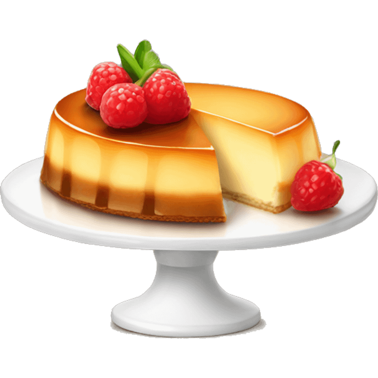 Flan pâtissier emoji