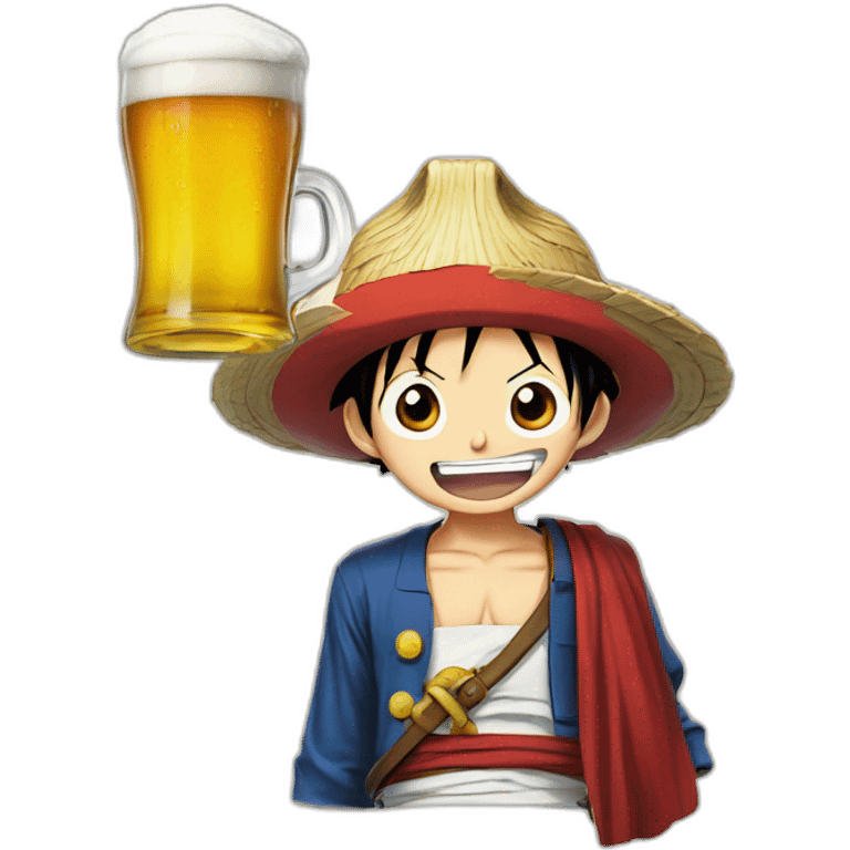 luffy wis beer emoji