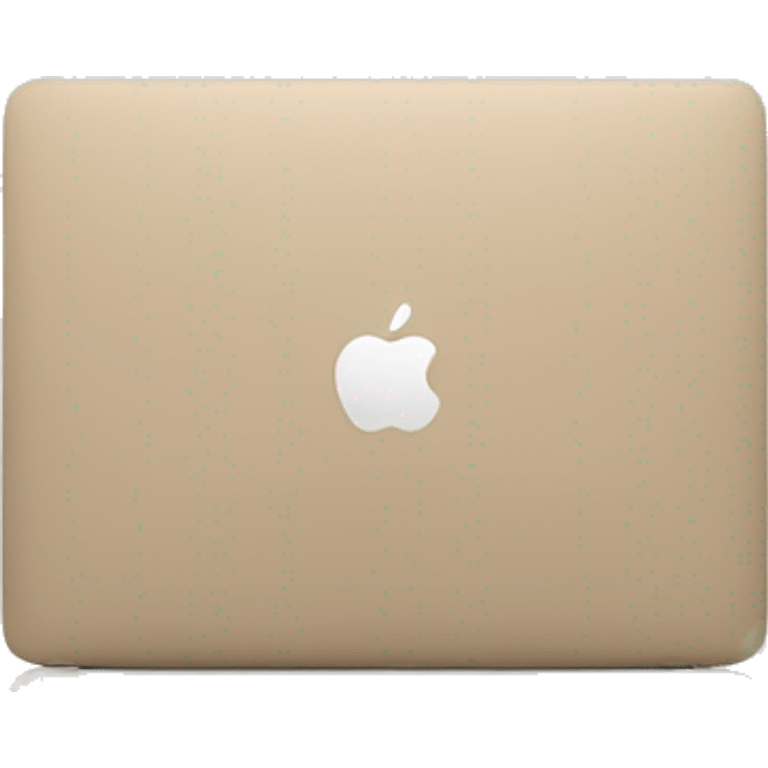 Beige macbook emoji