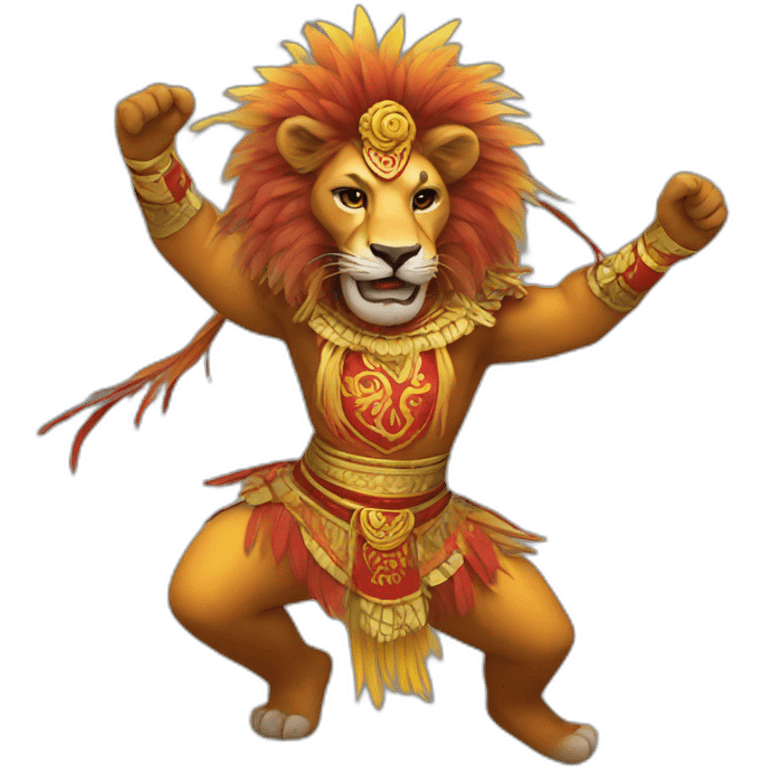 Liondancer emoji