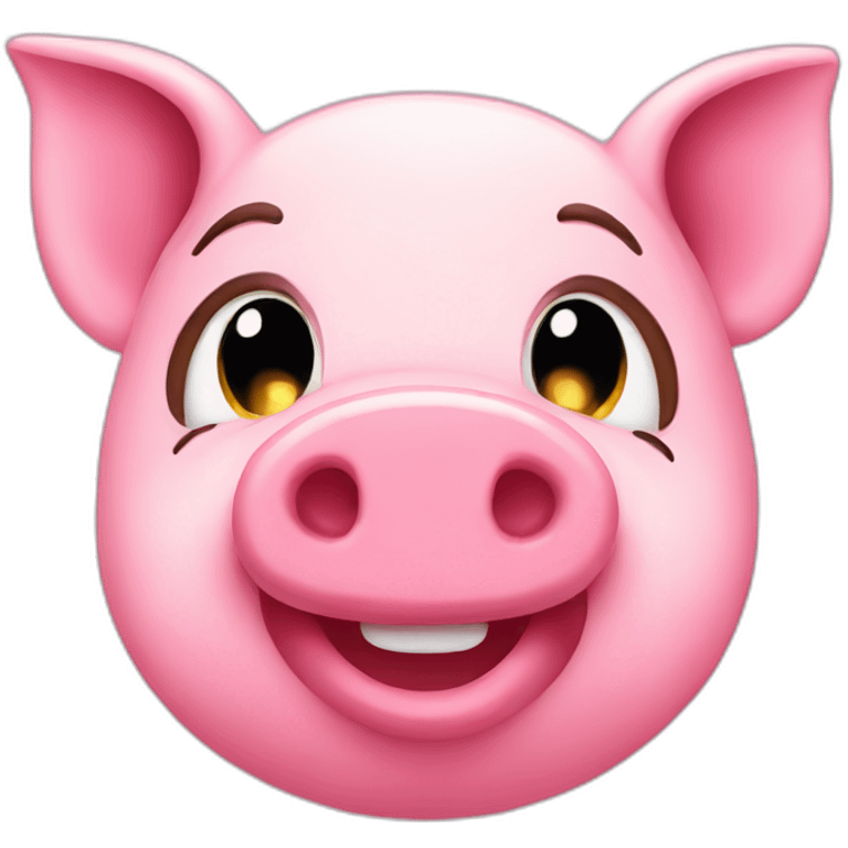 pink pig emoji