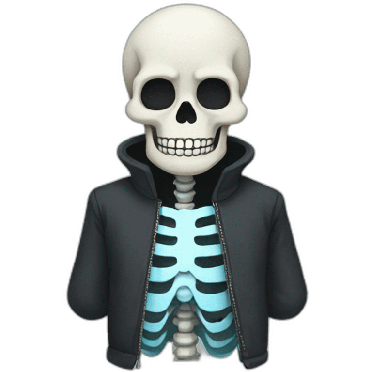 Sans the skeleton emoji