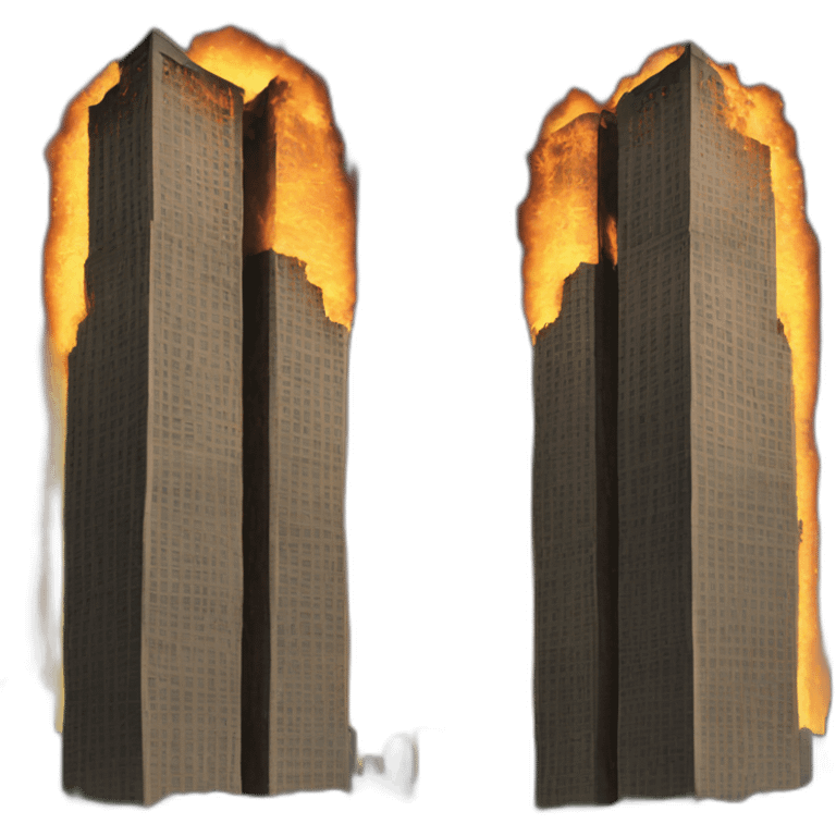 twin-tower-fire emoji