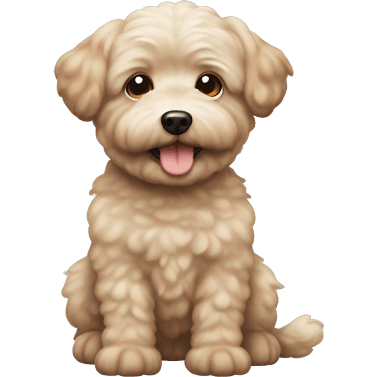 Poochon dog￼￼ emoji