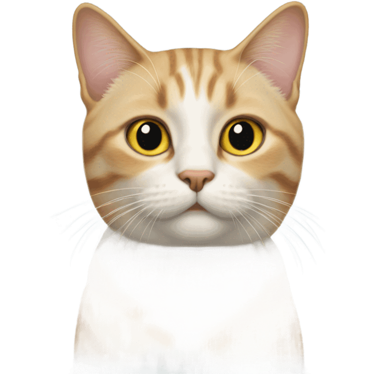 realistic cat in focus emoji