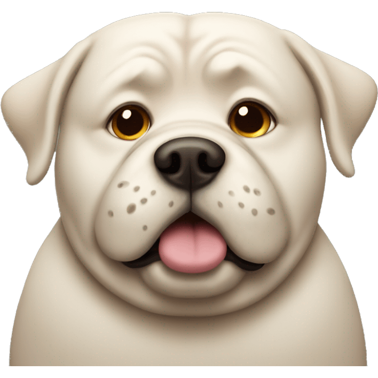 Fat dog emoji