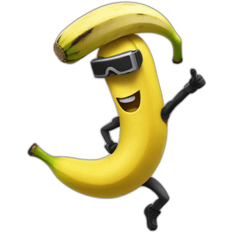 Fortnite peely banana dabbing emoji