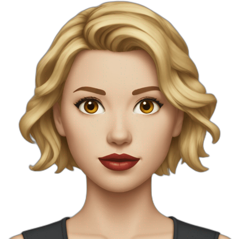 Scarlett johansson detailed real emoji