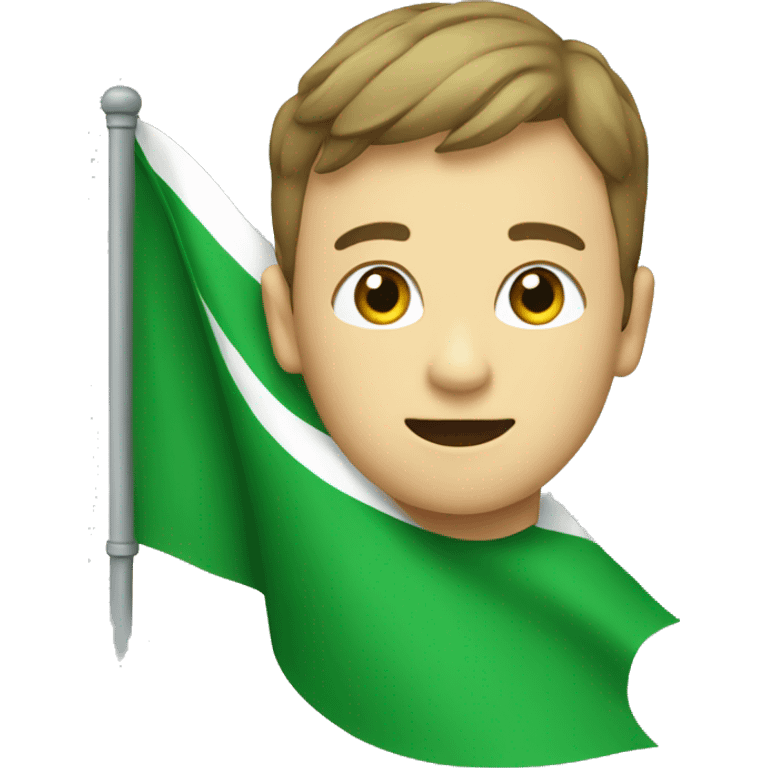 Green flag emoji