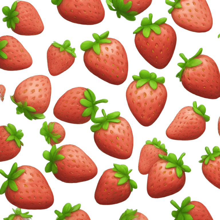 Strawberry cookies  emoji