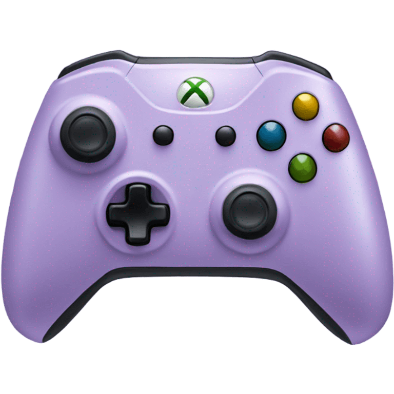 Lilac Xbox controller emoji